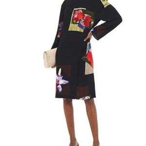 ACNE STUDIOS Printed crepe dress